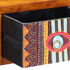 Armadio da Notte con cassetto 2 pcs Marrone 35 x 30 x 22 cm