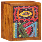 Armadio da Notte con cassetto Marrone 35 x 30 x 40 cm