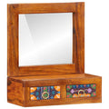 Armadietto a muro con cassetto Marrone 40 x 20 x 50 cm