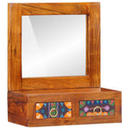 Armadietto a muro con cassetto Marrone 40 x 20 x 50 cm