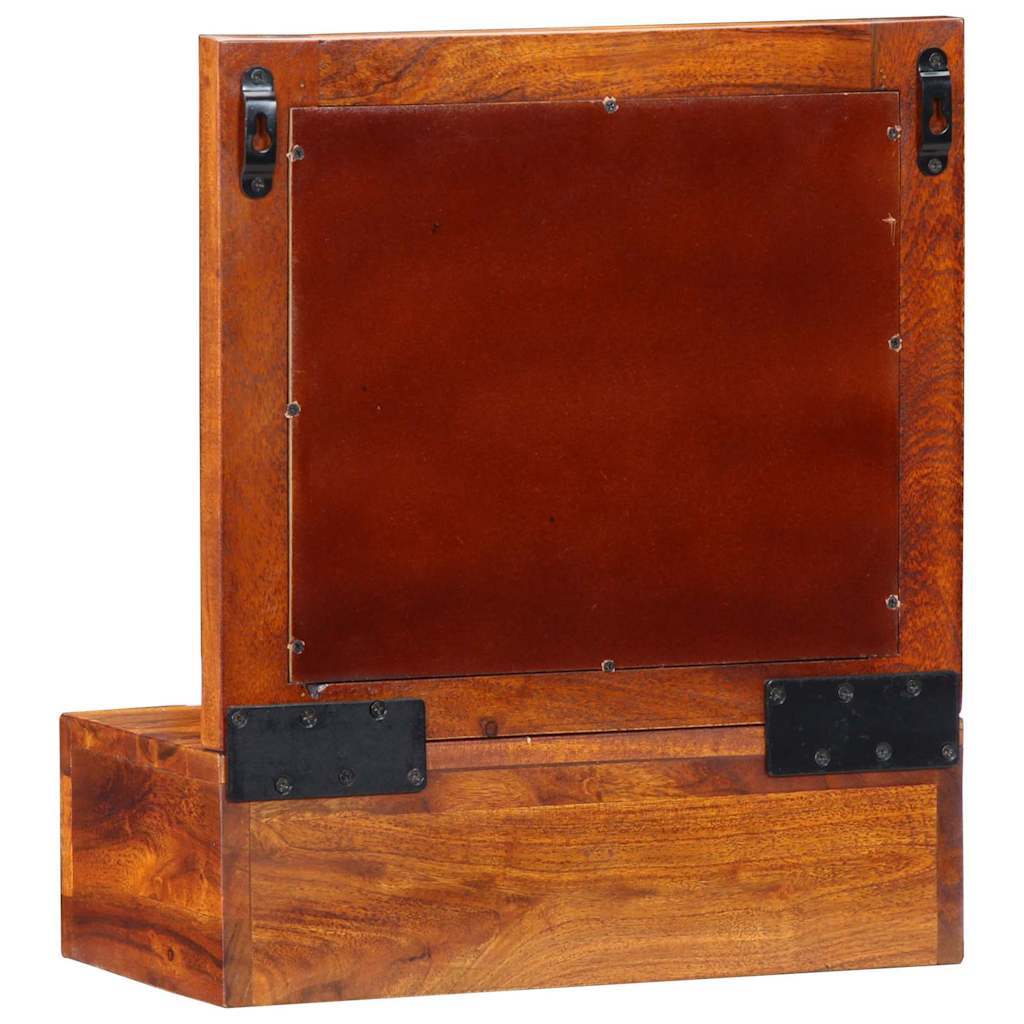 Armadietto a muro con cassetto Marrone 40 x 20 x 50 cm