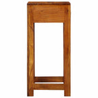 Tavolino Floreale con cassetto Marrone 35 x 35 x 75 cm