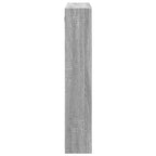 Armadietto a Muro Grigio Sonoma 80x15x80cm in Legno Multistrato