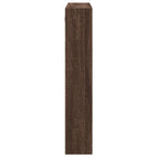 Armadietto a Muro Rovere Marrone 80x15x80 cm Legno Multistrato
