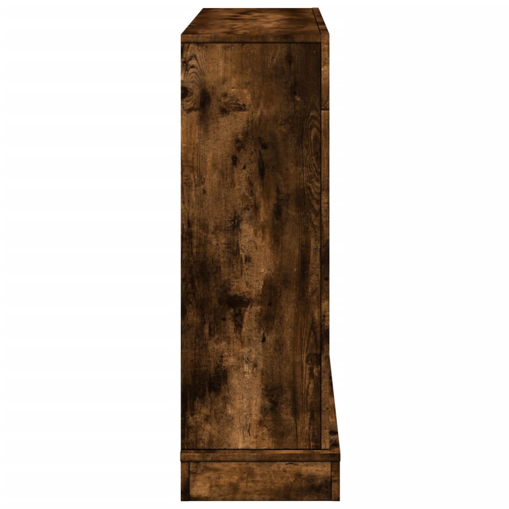 Cornice per Camino Rovere Fumo 100x30x87,5 cm in Truciolato