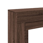 Cornice per Camino Rovere Marrone 100x30x87,5 cm in Truciolato