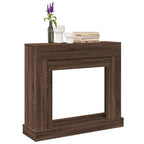 Cornice per Camino Rovere Marrone 100x30x87,5 cm in Truciolato