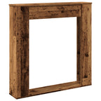 Cornice per Camino Legno Antico 100x20x100 cm in Truciolato