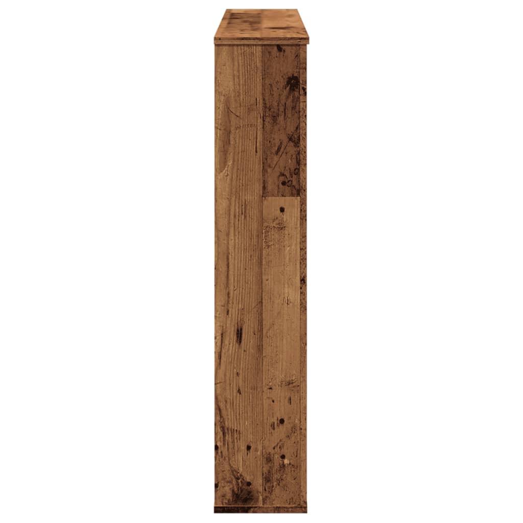 Cornice per Camino Legno Antico 100x20x100 cm in Truciolato