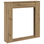 Cornice per Camino Rovere Artigianale 100x20x100 cm Truciolato