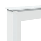 Cornice per Camino Bianca 75x20x87,5 cm in Truciolato