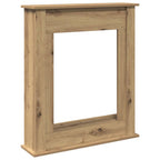 Cornice per Camino Rovere Artigianale 75x20x87,5 cm Truciolato