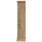Cornice per Camino Rovere Artigianale 75x20x87,5 cm Truciolato