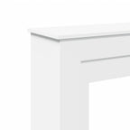 Cornice per Camino Bianca 90x30x90 cm in Truciolato