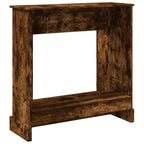 Cornice per Camino Rovere Fumo 90x30x90 cm in Truciolato
