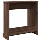 Cornice per Camino Rovere Marrone 90x30x90 cm in Truciolato