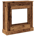 Cornice per Camino Legno Antico 90x30x90 cm in Truciolato