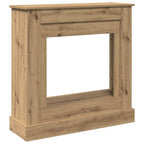 Cornice per Camino Rovere Artigianale 90x30x90 cm Truciolato