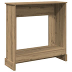Cornice per Camino Rovere Artigianale 90x30x90 cm Truciolato