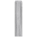 Cornice per Camino Grigio Sonoma 81x18x82 cm in Truciolato