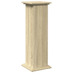 Espositore con Portaoggetti Rovere Sonoma 31x30x90cm Truciolato
