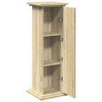 Espositore con Portaoggetti Rovere Sonoma 31x30x90cm Truciolato