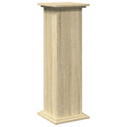Espositore con Portaoggetti Rovere Sonoma 31x30x90cm Truciolato