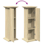 Espositore con Portaoggetti Rovere Sonoma 31x30x90cm Truciolato