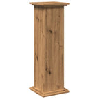 Espositore Portaoggetti Rovere Artigianale 31x30x90 Truciolato