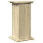 Espositore con Portaoggetti Rovere Sonoma 31x30x60cm Truciolato