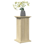 Espositore con Portaoggetti Rovere Sonoma 31x30x60cm Truciolato