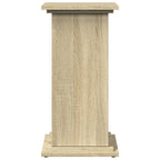 Espositore con Portaoggetti Rovere Sonoma 31x30x60cm Truciolato
