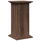 Espositore con Portaoggetti Rovere Marrone 31x30x60 Truciolato