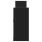 Mobile a Parete 100x18x40 cm Nero in Legno Multistrato