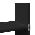 Mobile a Parete 100x18x40 cm Nero in Legno Multistrato