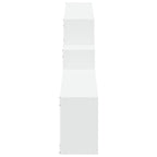 Mobile a Parete 158x18x53 cm Bianco in Legno Multistrato