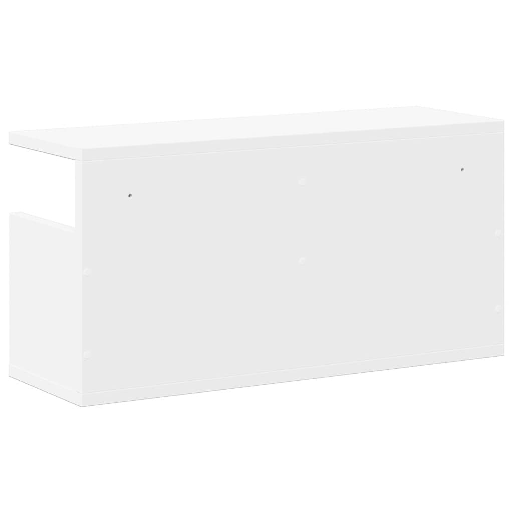 Mobile a Parete 60x20x30 cm Bianco in Truciolato