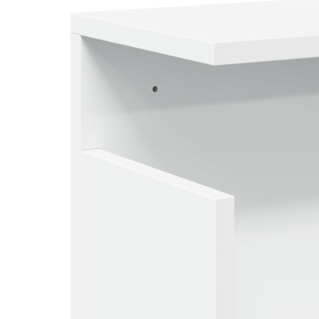 Mobile a Parete 60x20x30 cm Bianco in Truciolato