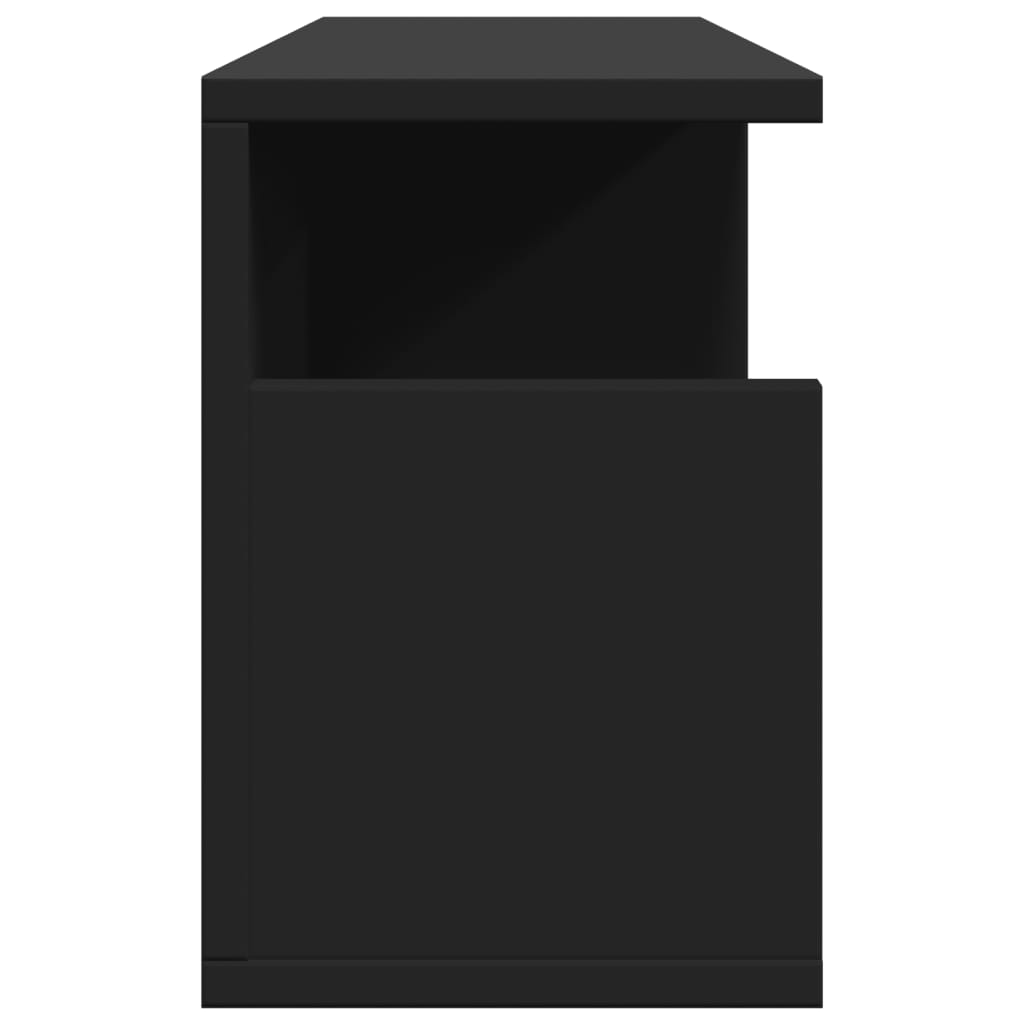 Mobile a Parete 60x20x30 cm Nero in Truciolato