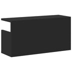 Mobile a Parete 60x20x30 cm Nero in Truciolato