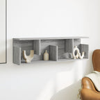 Mobile a Parete 100x20x30 cm Grigio Sonoma in Legno Multistrato
