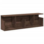 Mobile a Parete 100x20x30cm Rovere Marrone in Legno Multistrato