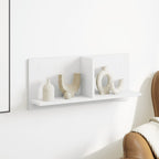 Mobile a Parete 70x16,5x30 cm Bianco in Legno Multistrato