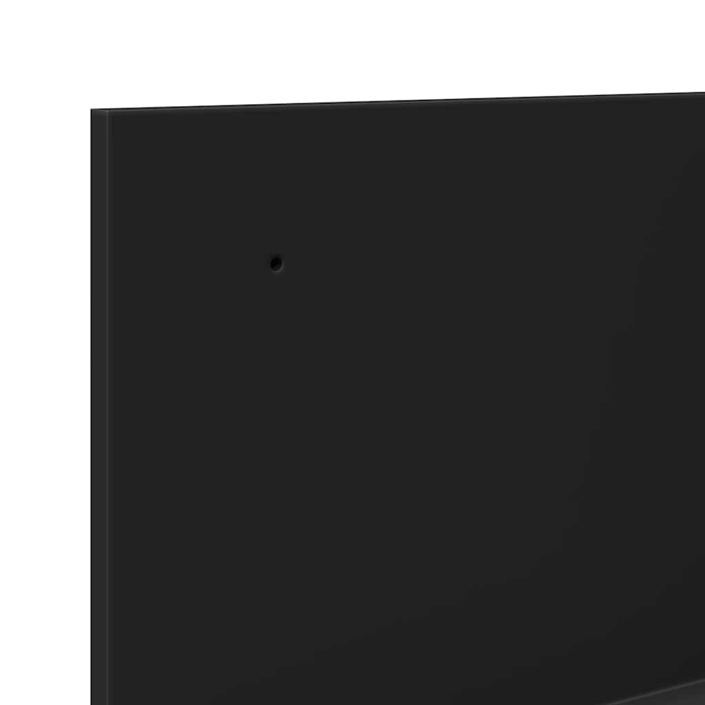 Mobile a Parete 70x16,5x30 cm Nero in Legno Multistrato