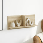Mobile a Parete 70x16,5x30cm Rovere Sonoma in Legno Multistrato
