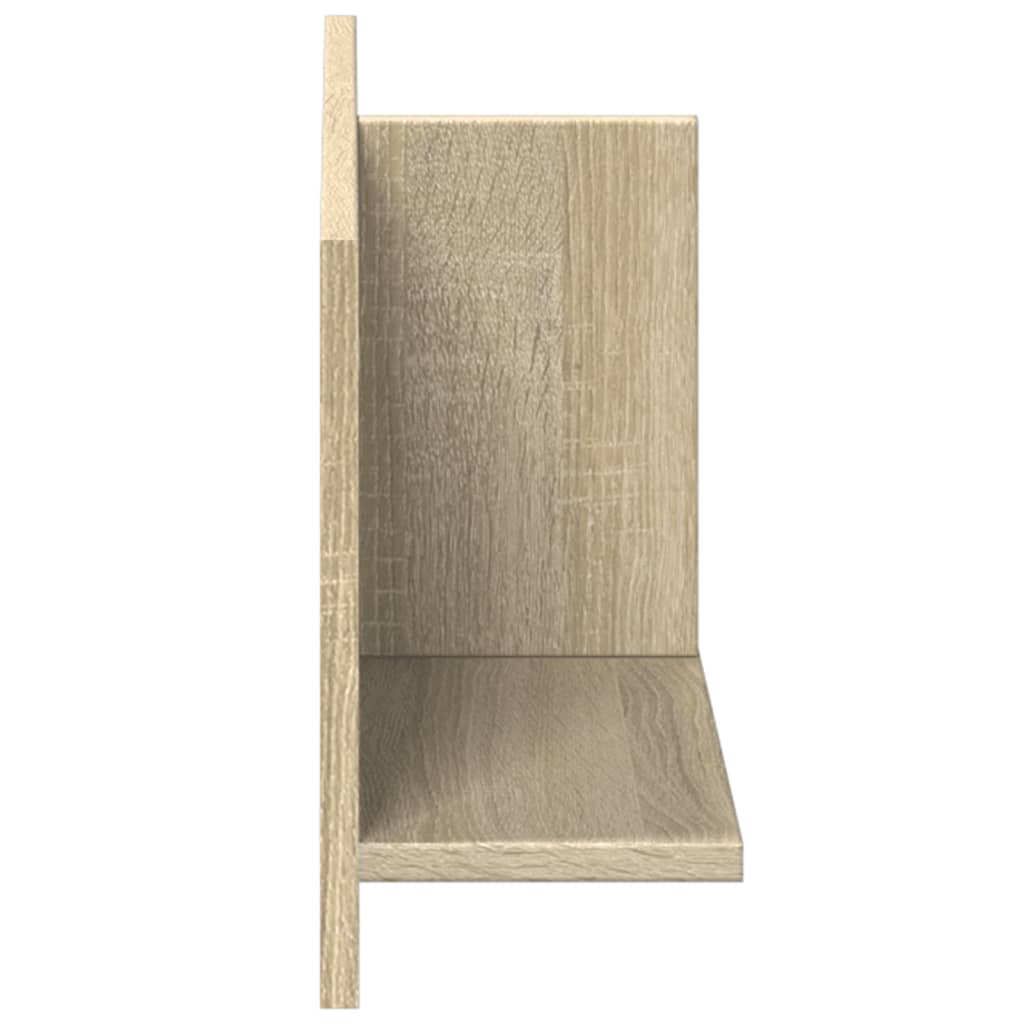 Mobile a Parete 70x16,5x30cm Rovere Sonoma in Legno Multistrato