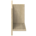 Mobile a Parete 70x16,5x30cm Rovere Sonoma in Legno Multistrato