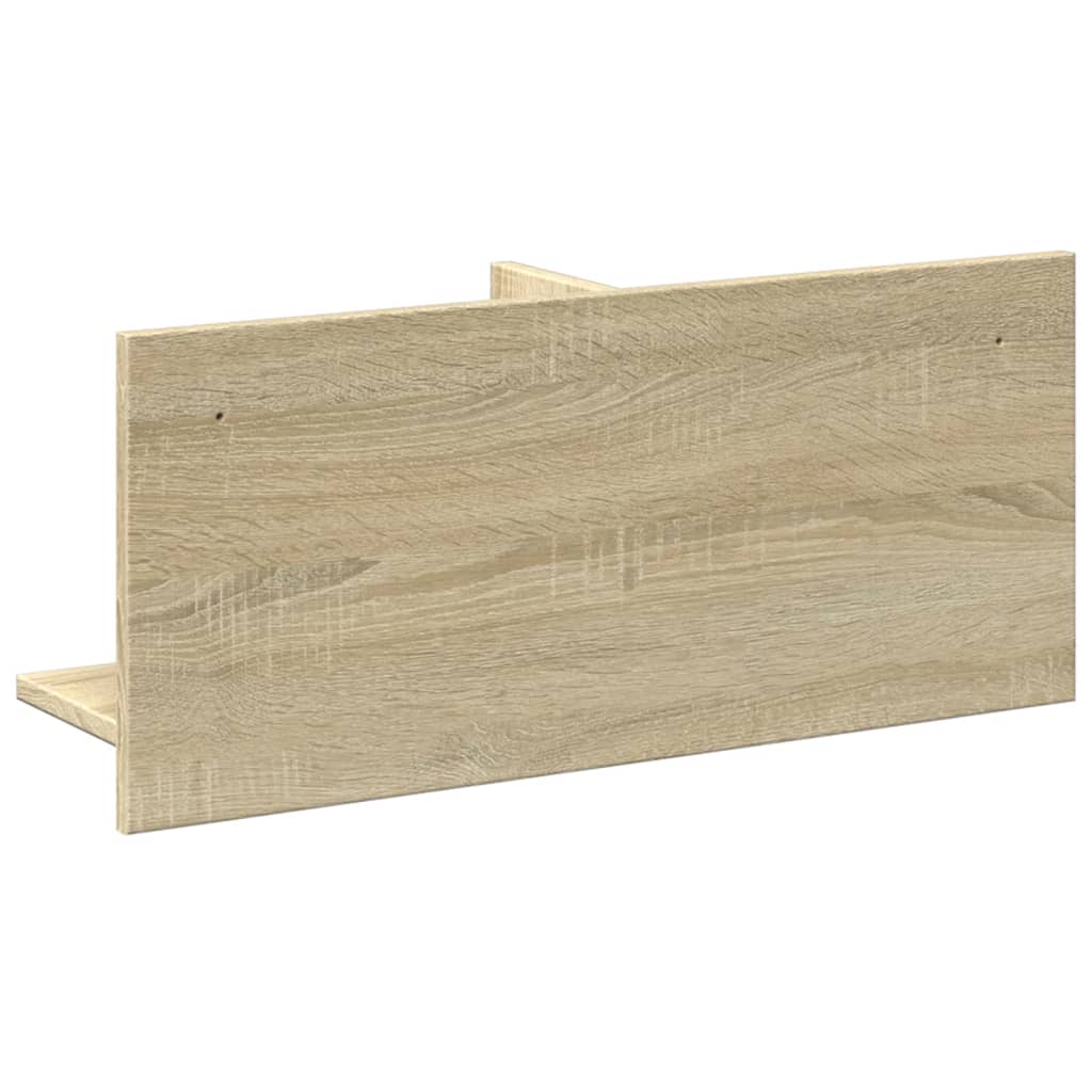 Mobile a Parete 70x16,5x30cm Rovere Sonoma in Legno Multistrato