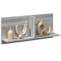 Mobile a Parete 70x16,5x30cm Grigio Sonoma in Legno Multistrato