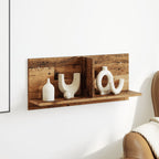 Mobile a Parete 70x16,5x30 cm Legno Antico in Legno Multistrato